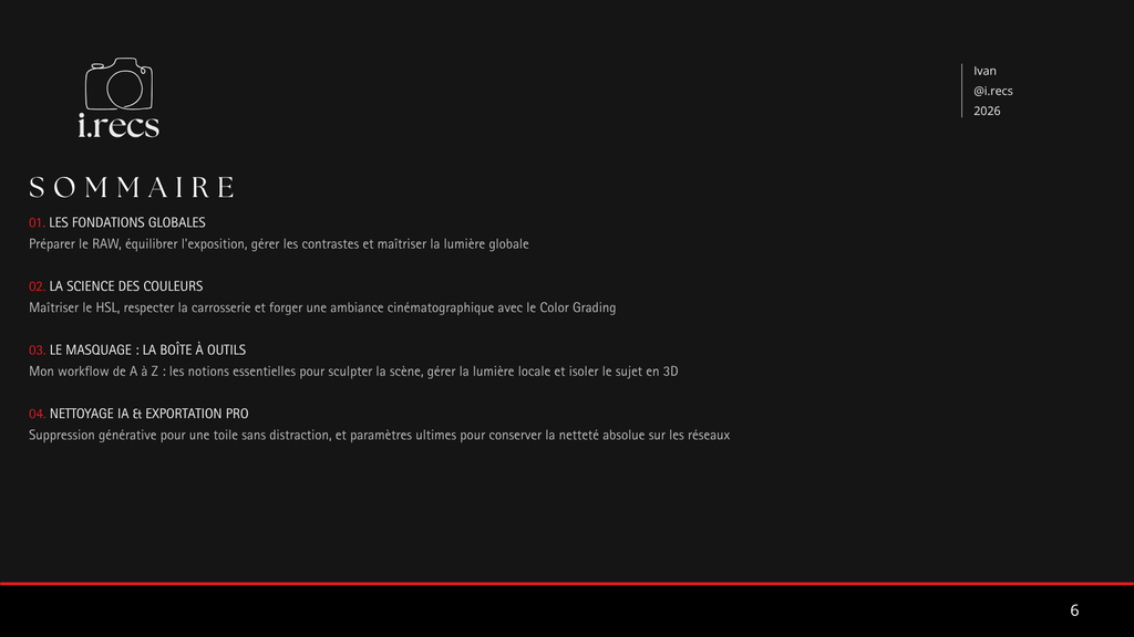 Le Rendu Pro : Guide complet de retouche automobile sur Lightroom