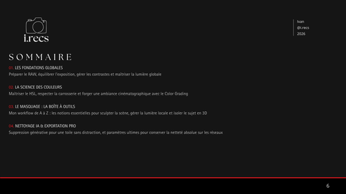 Le Rendu Pro : Guide complet de retouche automobile sur Lightroom