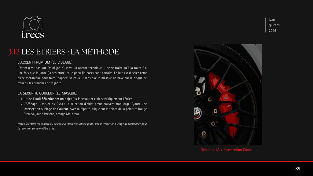 Le Rendu Pro : Guide complet de retouche automobile sur Lightroom