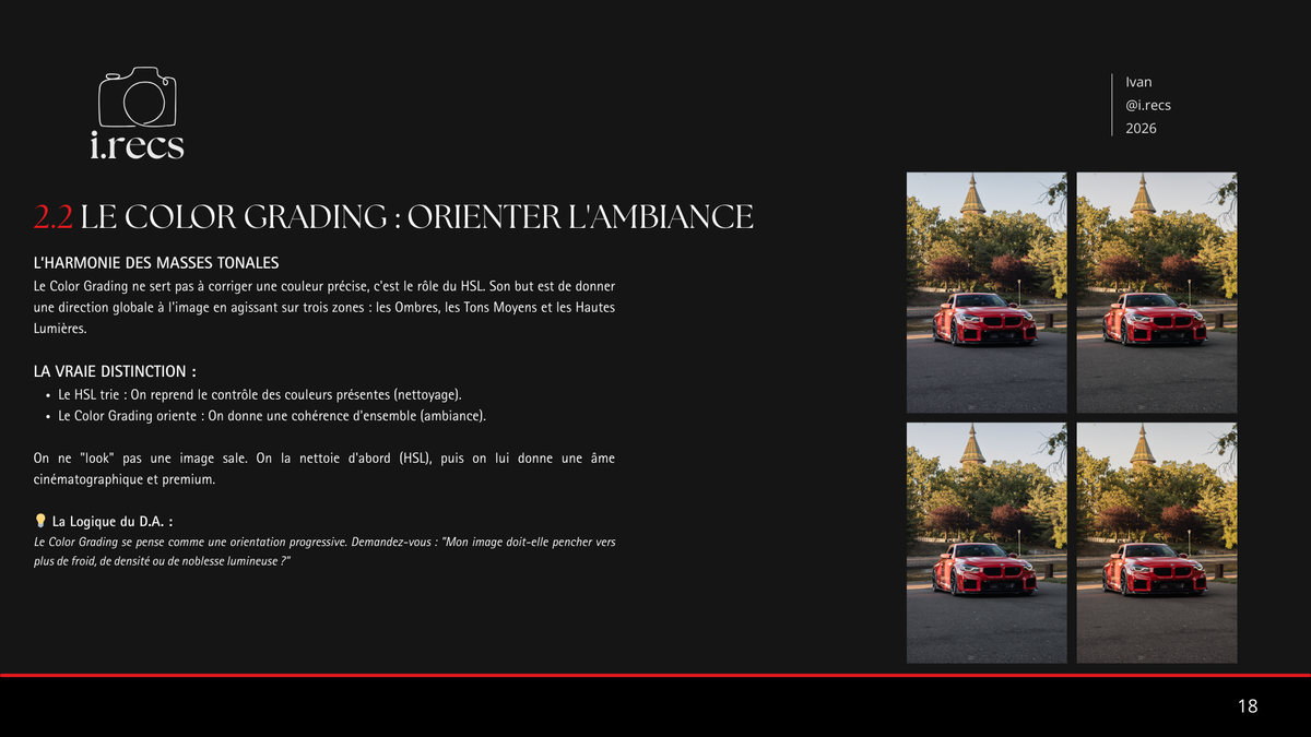 Le Rendu Pro : Guide complet de retouche automobile sur Lightroom